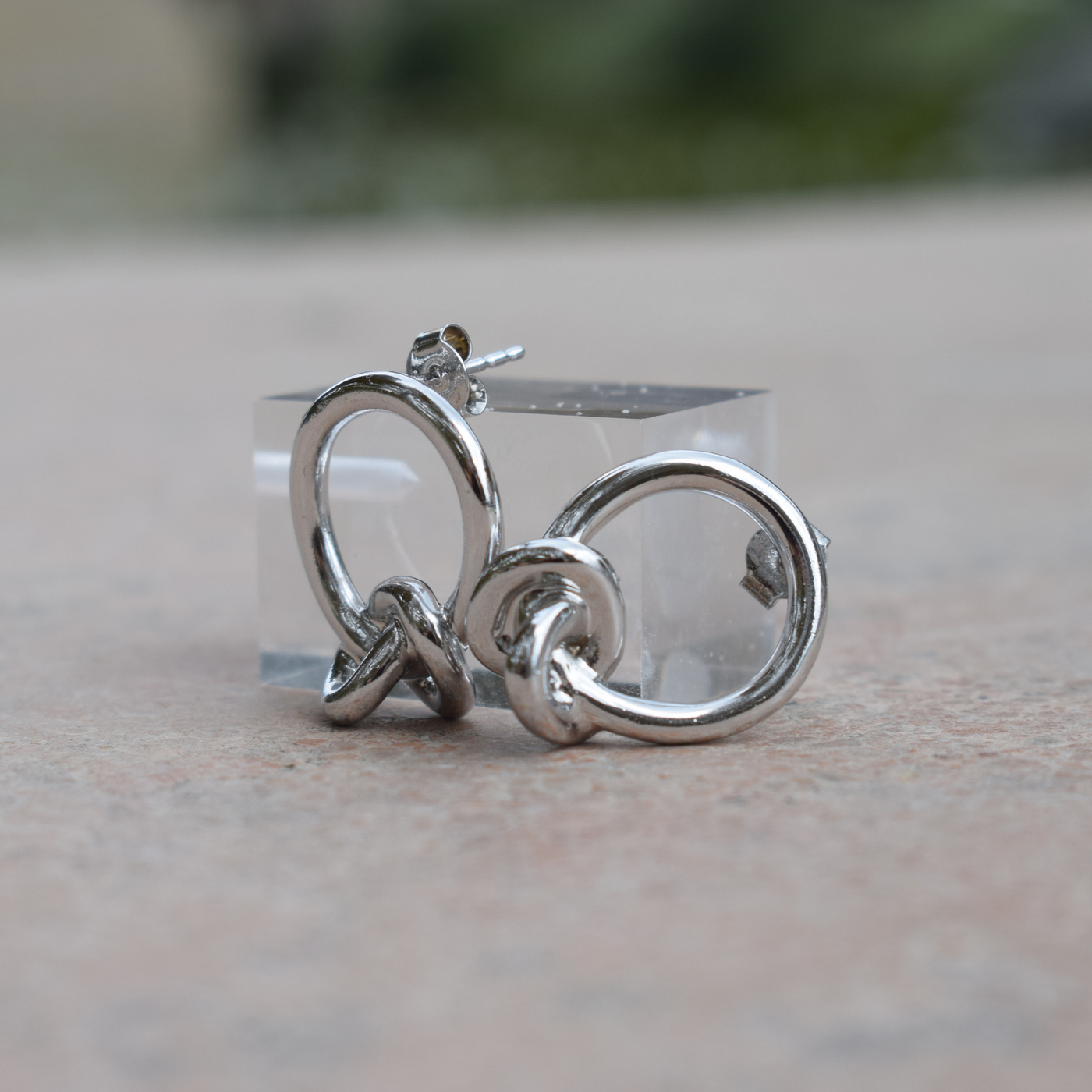 Boucles d'oreilles Trinité Argent