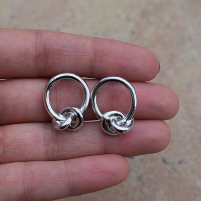 Boucles d'oreilles Trinité Argent