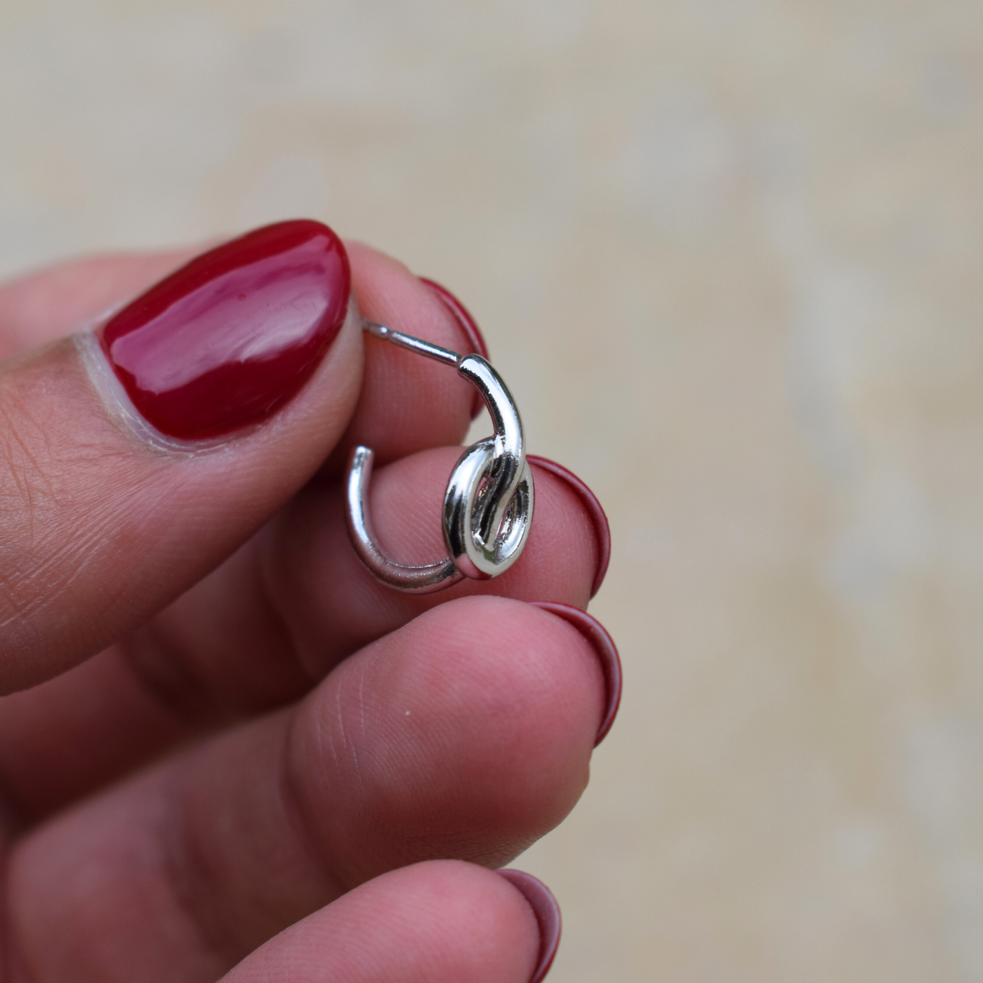Boucles d'oreilles Dyade Argent