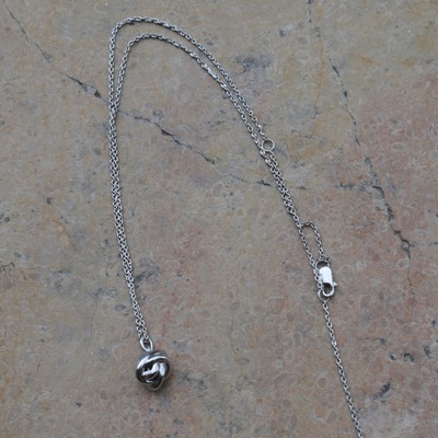 Collier Globe Argent