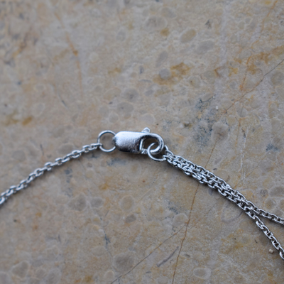 Collier Globe Argent