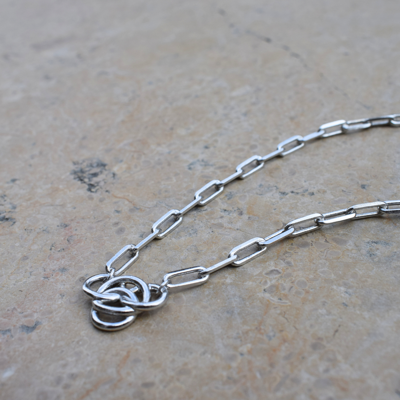 Collier Interstice Argent
