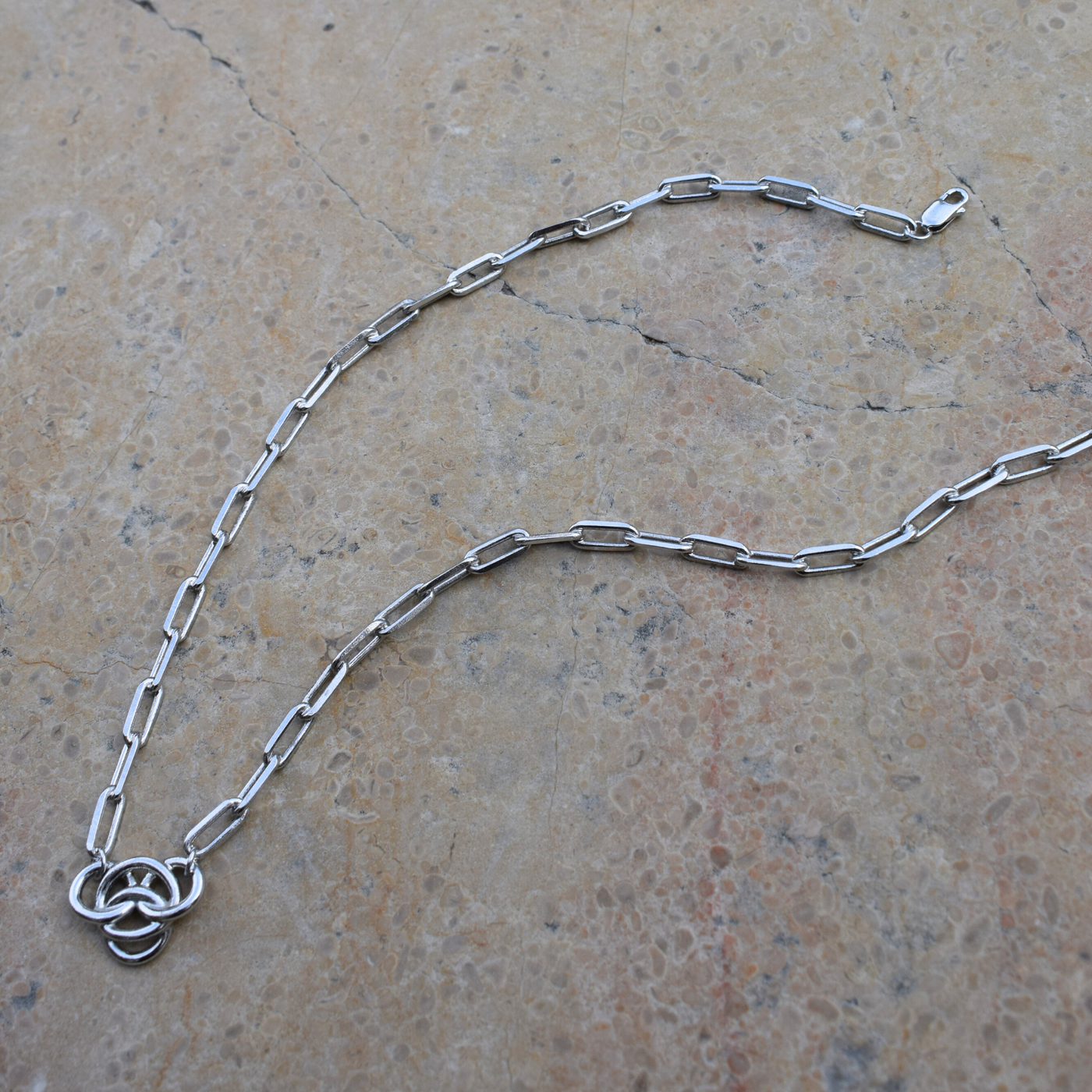 Collier Interstice Argent