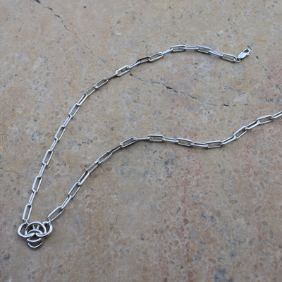 Collier Interstice Argent