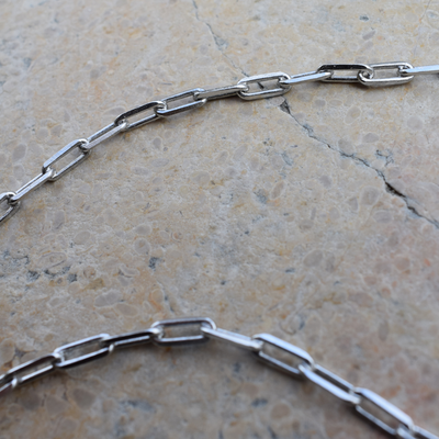 Collier Interstice Argent