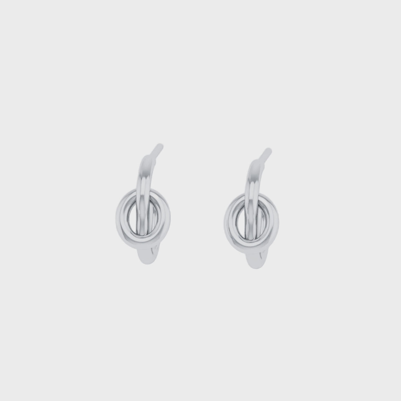 Boucles d'oreilles Dyade Argent