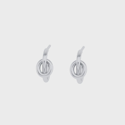 Boucles d'oreilles Dyade Argent