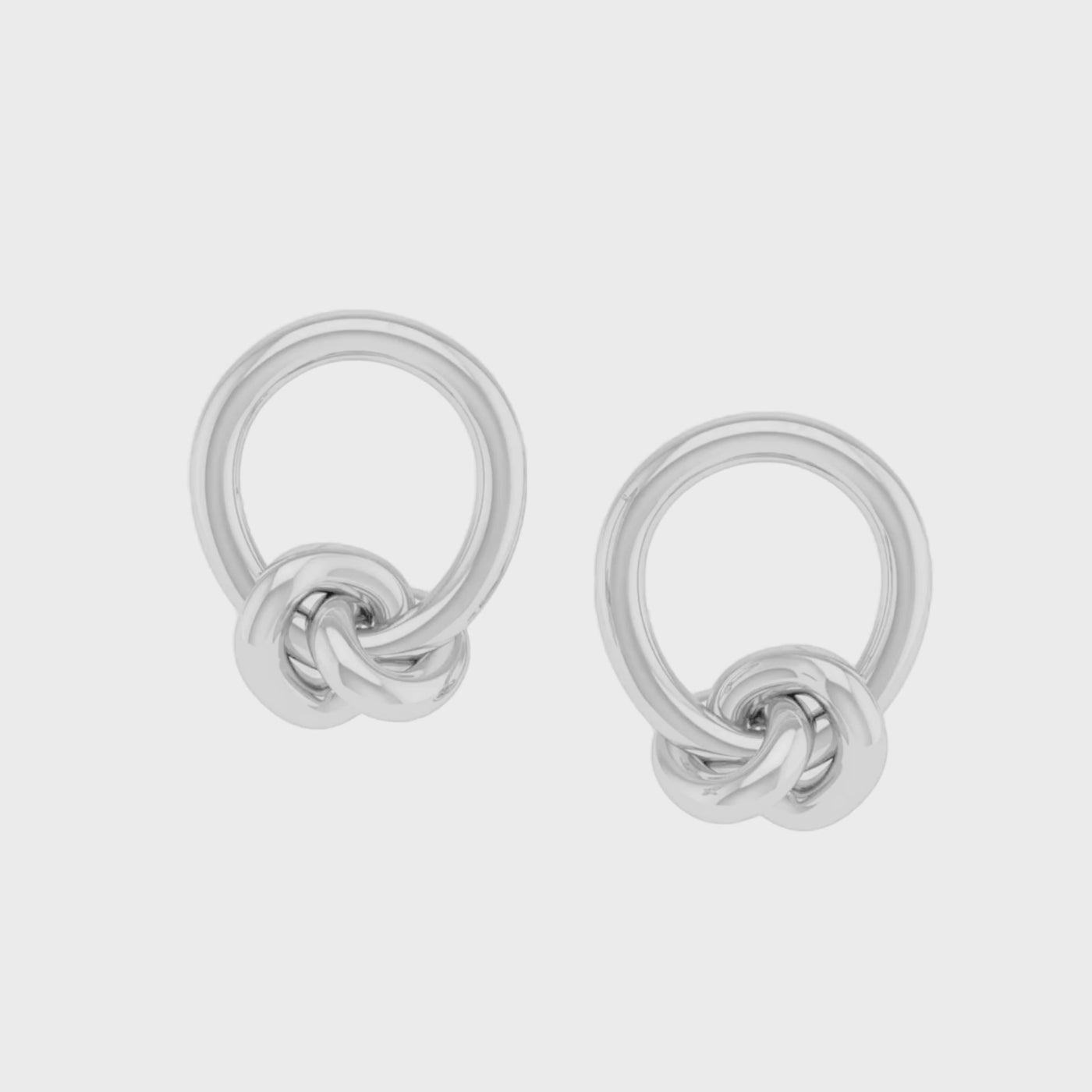 Boucles d'oreilles Trinité Argent